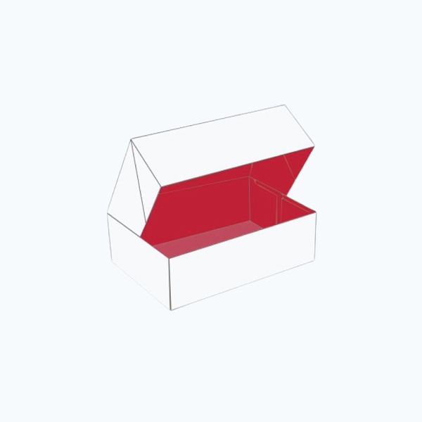 Four corner cake box packaging