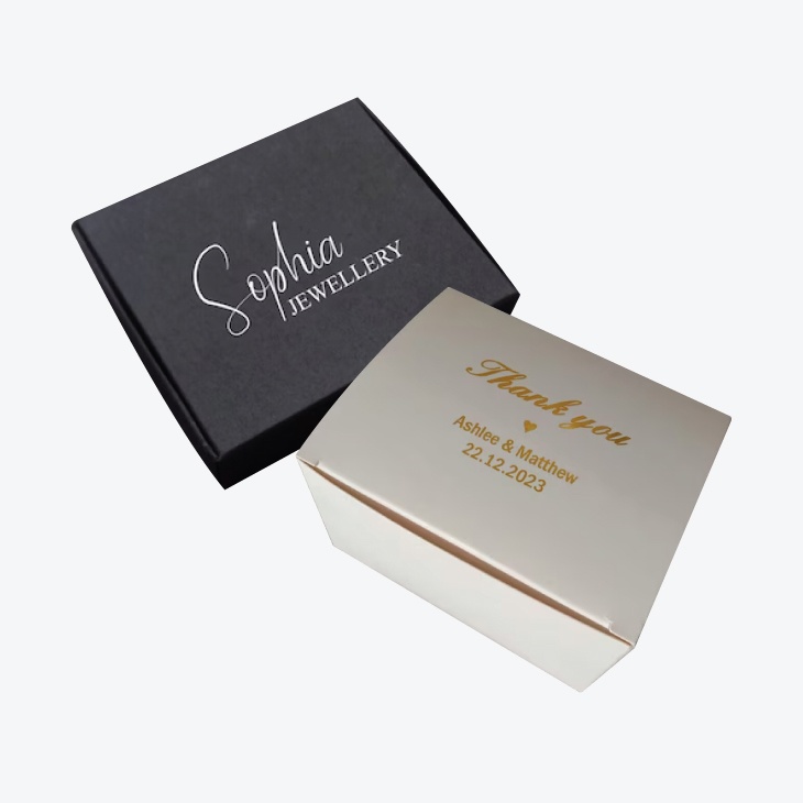Gold foil boxes