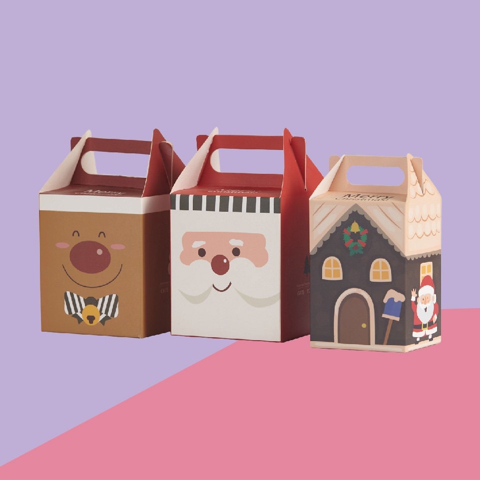 Holiday cookie box packaging