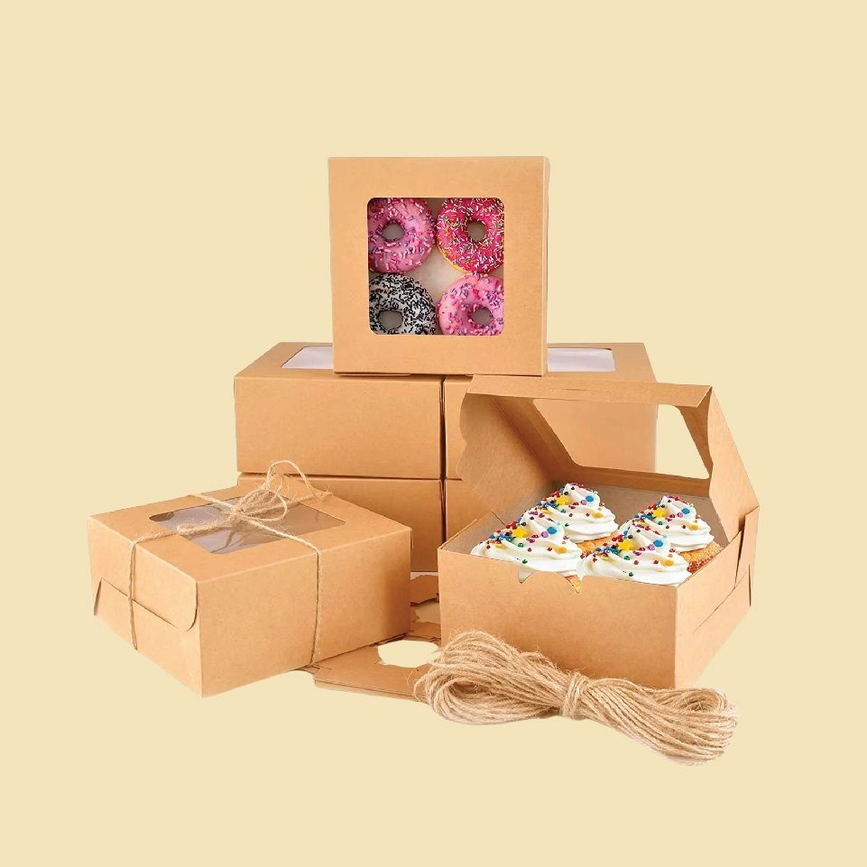 Kraft cookie box packaging