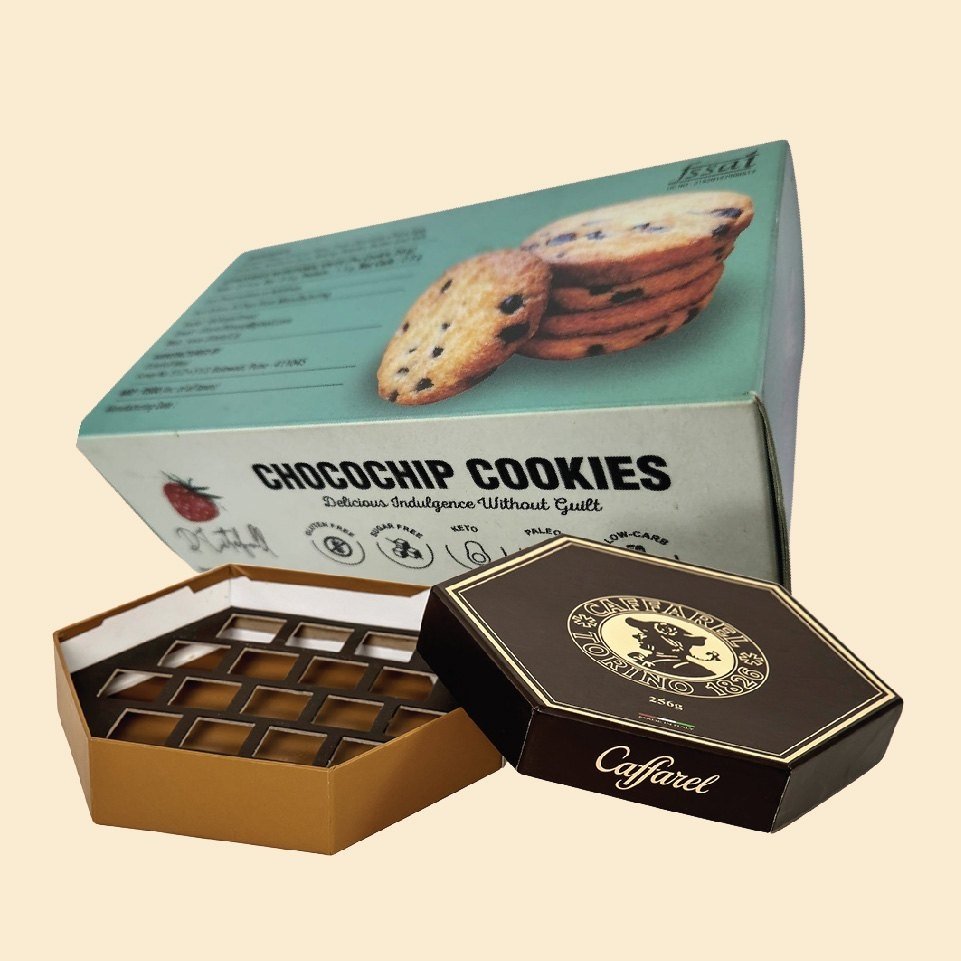 Personalized cookie box packaging
