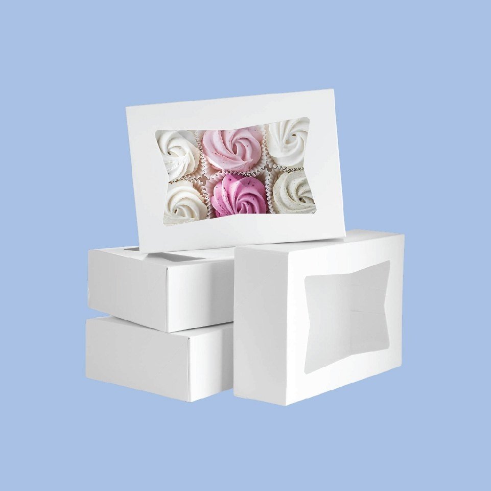 Plastic cookie boxes