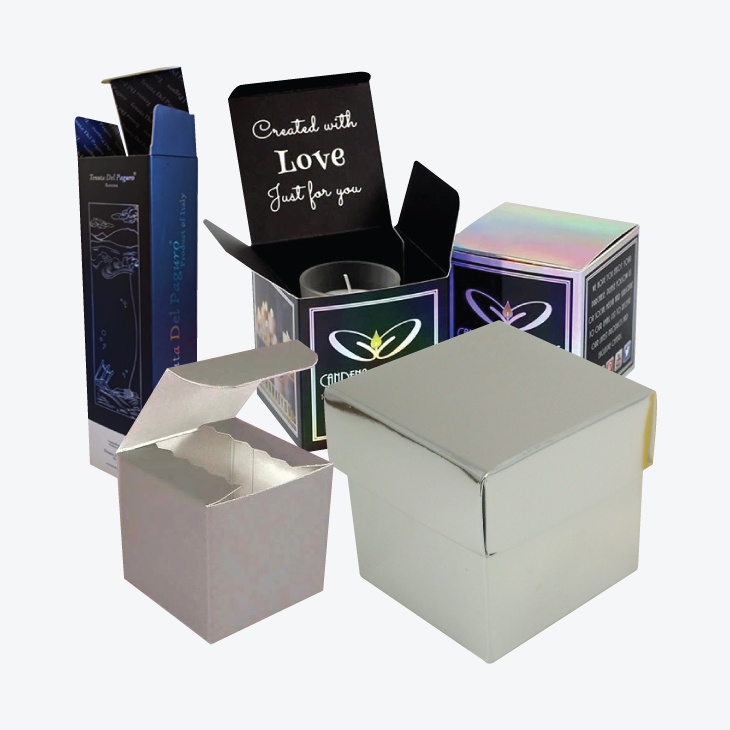 Silver foil boxes wholesale