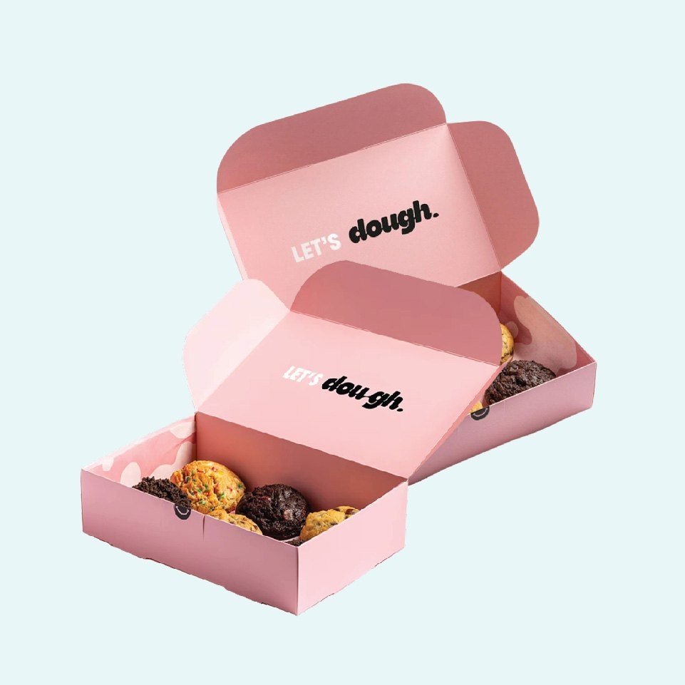 Sugar cookie box packaging